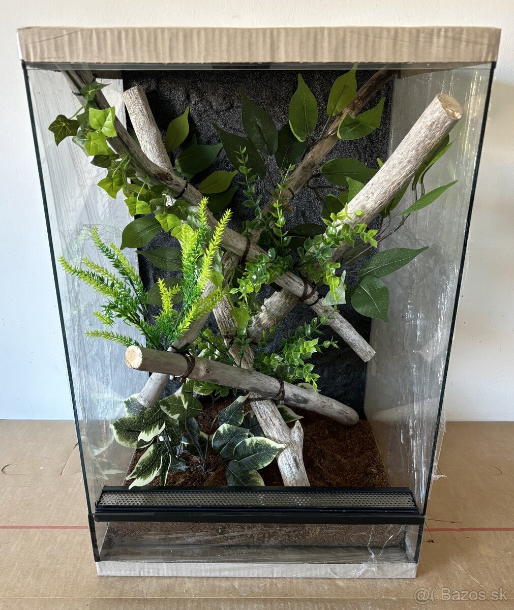 Zariadené terárium s výškou 60,70 a 80 cm - 2