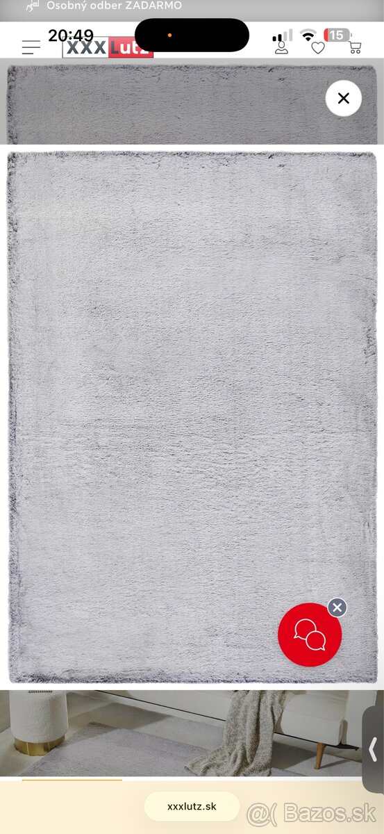 Koberec s dlhým chlpom 160 x 230 cm - 2