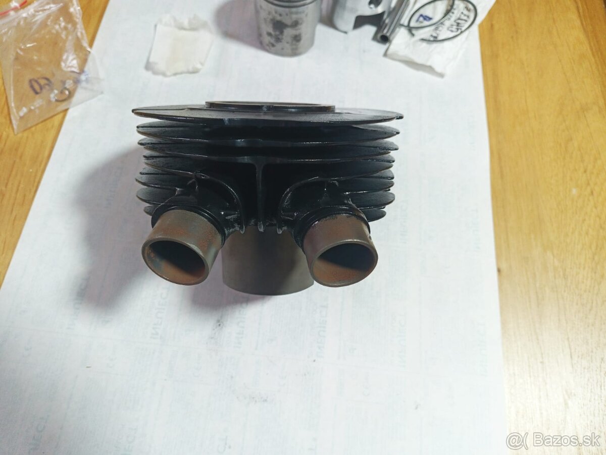 válec+piest ČZ MOTOKROS 250-968 DVOJLAUF - 2