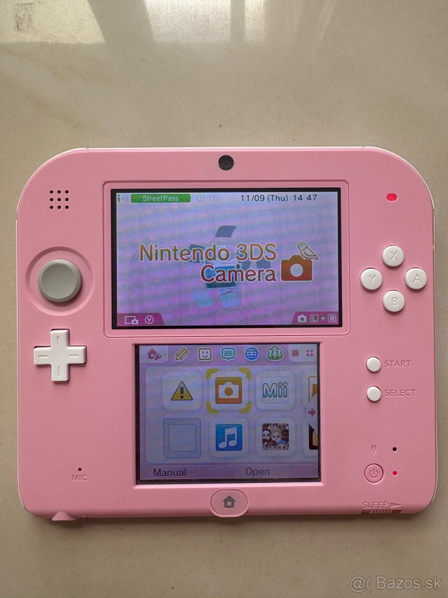 Nintendo 2DS TomoDachi Life + Hry & Box - 2