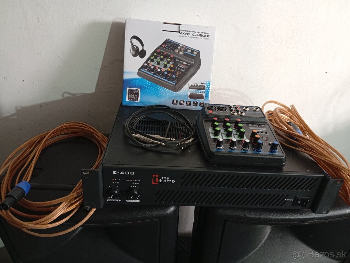Kompletná aparatúra, zosilňovač, nový mix - 2