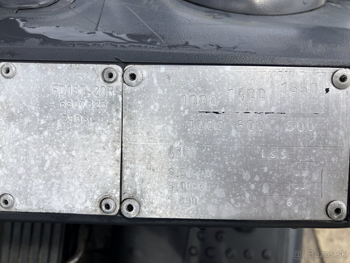 VZV Komatsu fd15t 20R - 2