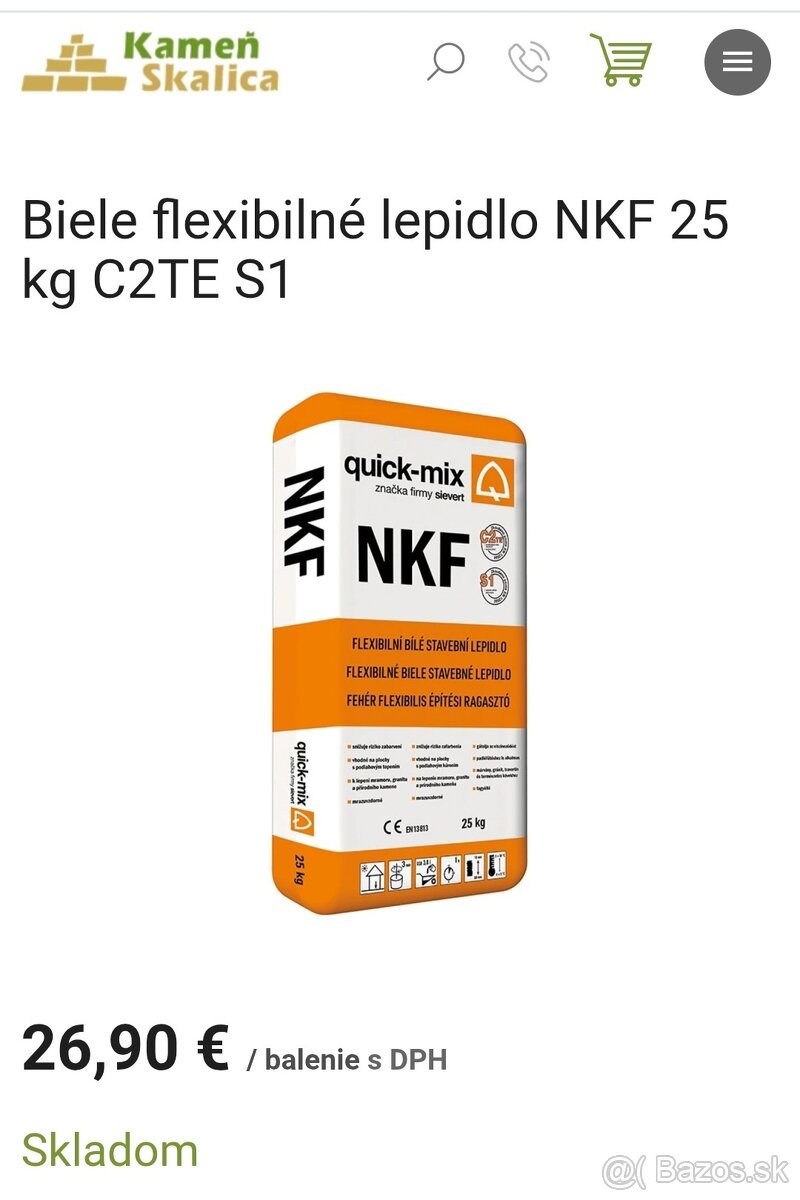 Flexibilné lepidlo - 2