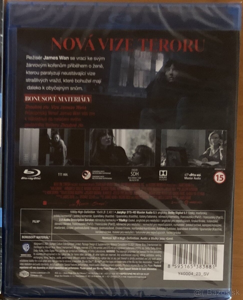 Zhubné zlo (film) + darček - Bluray - zabalené - Košice - 2