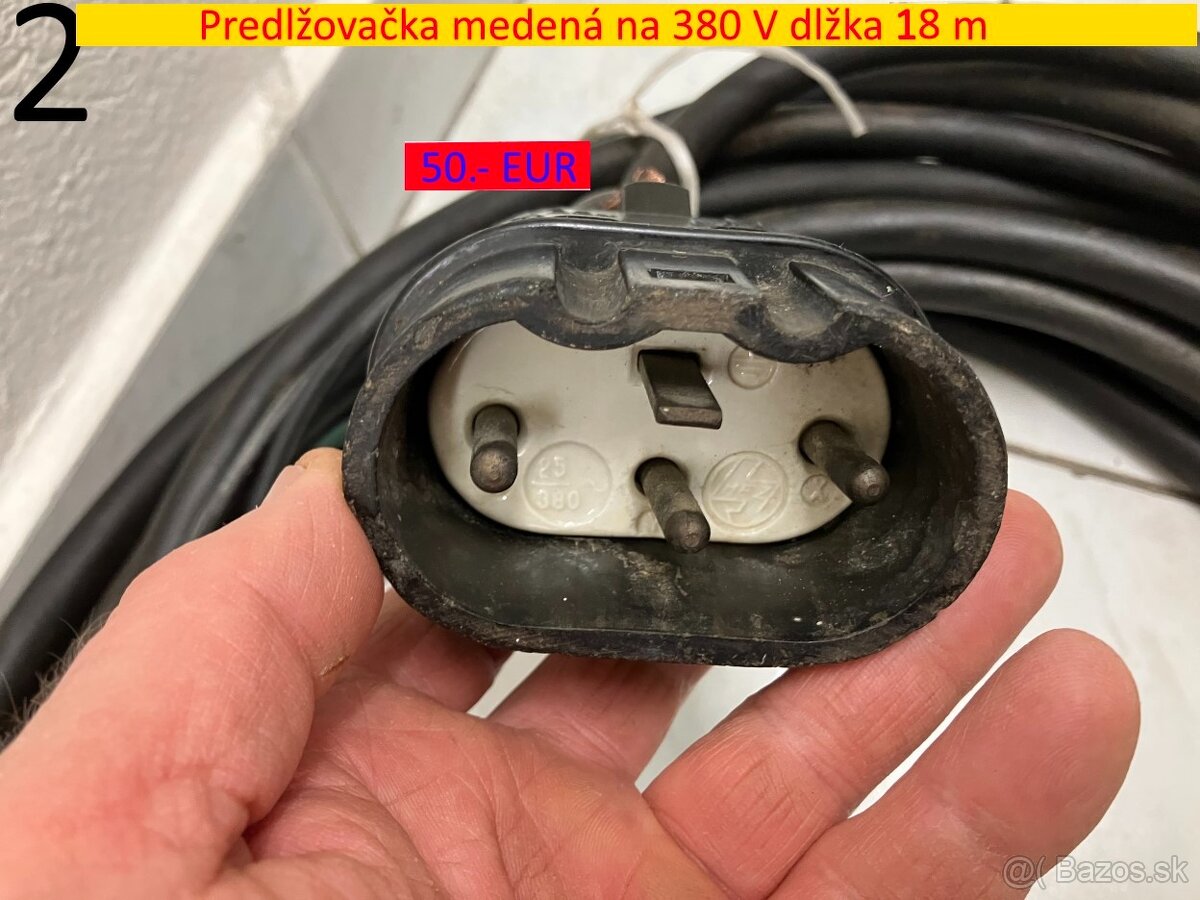 Predlžovačka medená na 380 V - 2