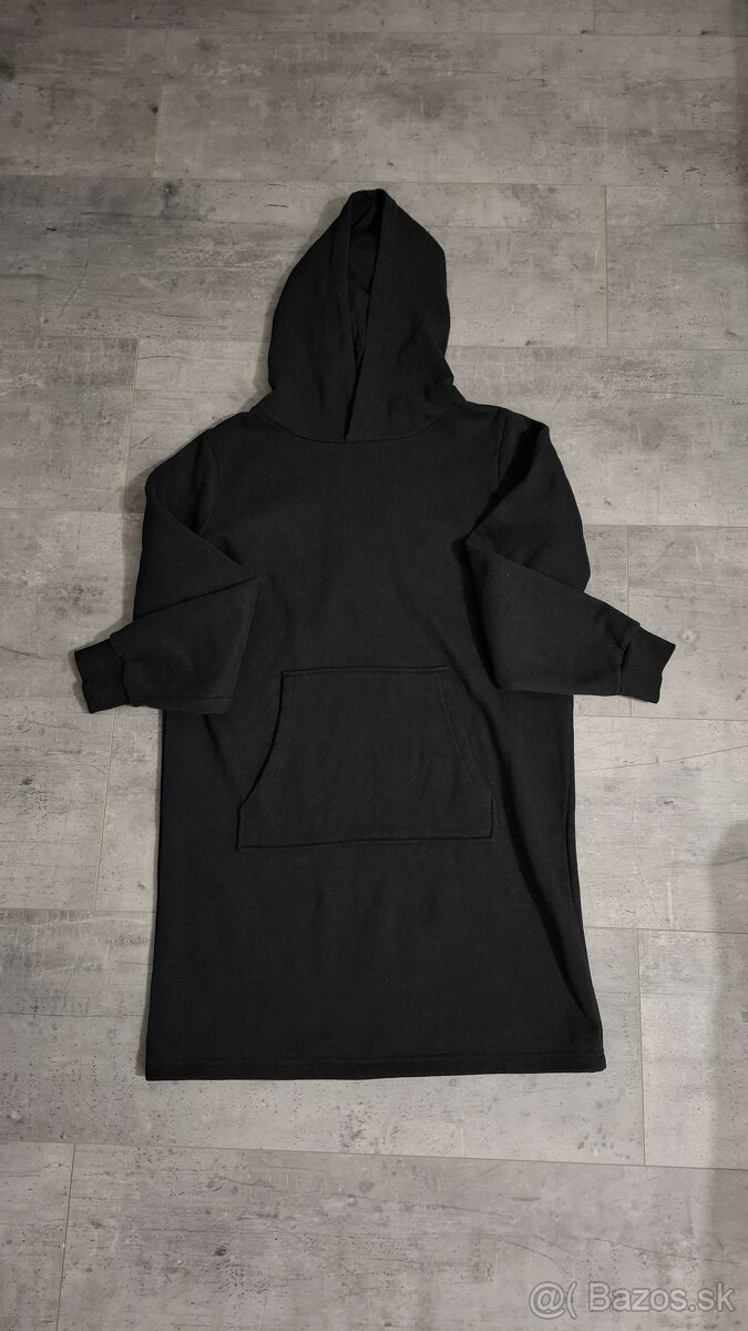 Cierne mikinove saty - 2