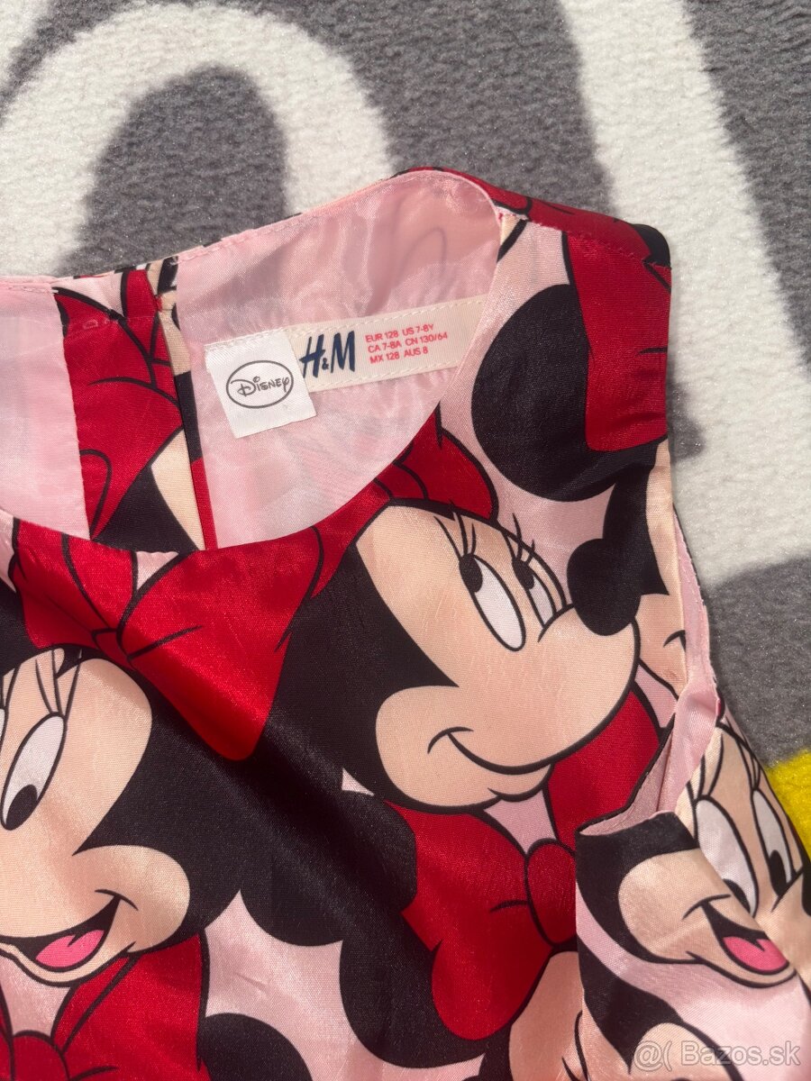 Šaty H&M Minnie v.128 top stav - 2