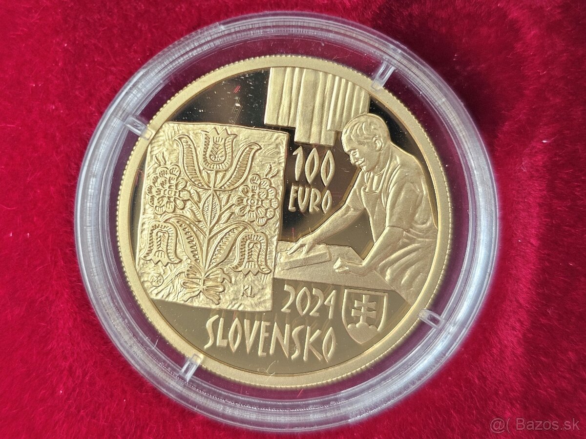 Predám 100Euro Modrotlač 2024 - 2