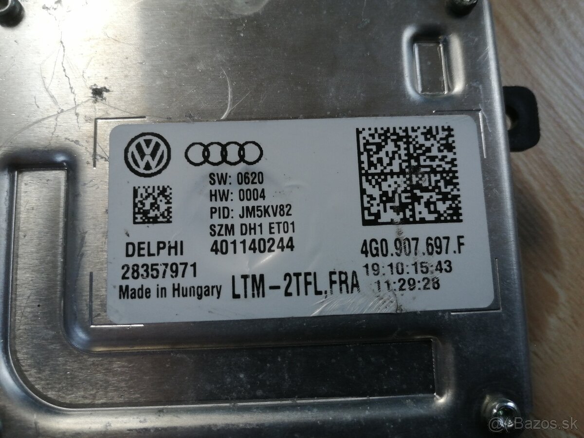 Jednotka LED světla 4G0907697F - 2