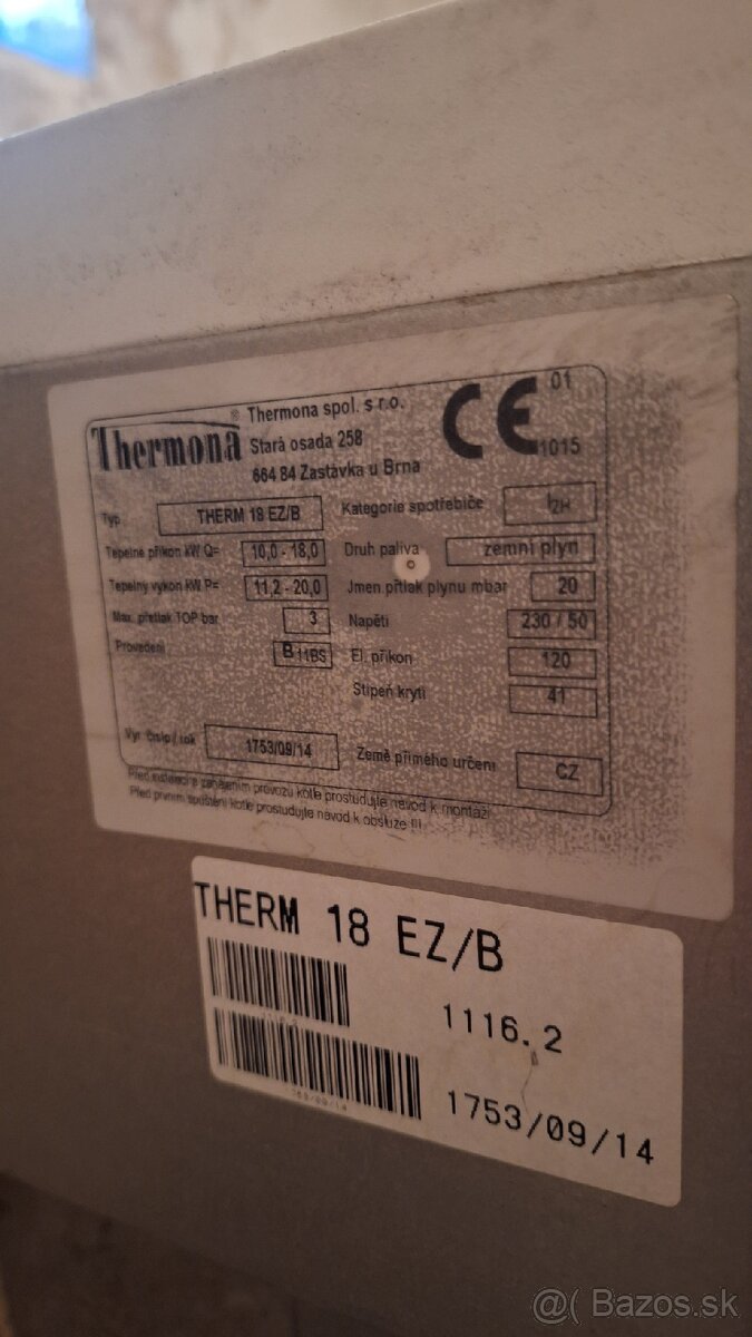 Plynovy kotol thermona - 2