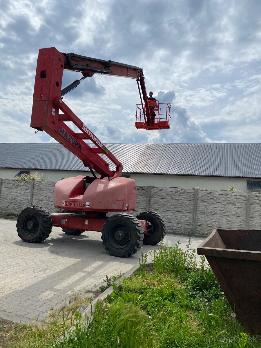 Jazdená kĺbová pracovná plošina Haulotte 20 metrov - 2