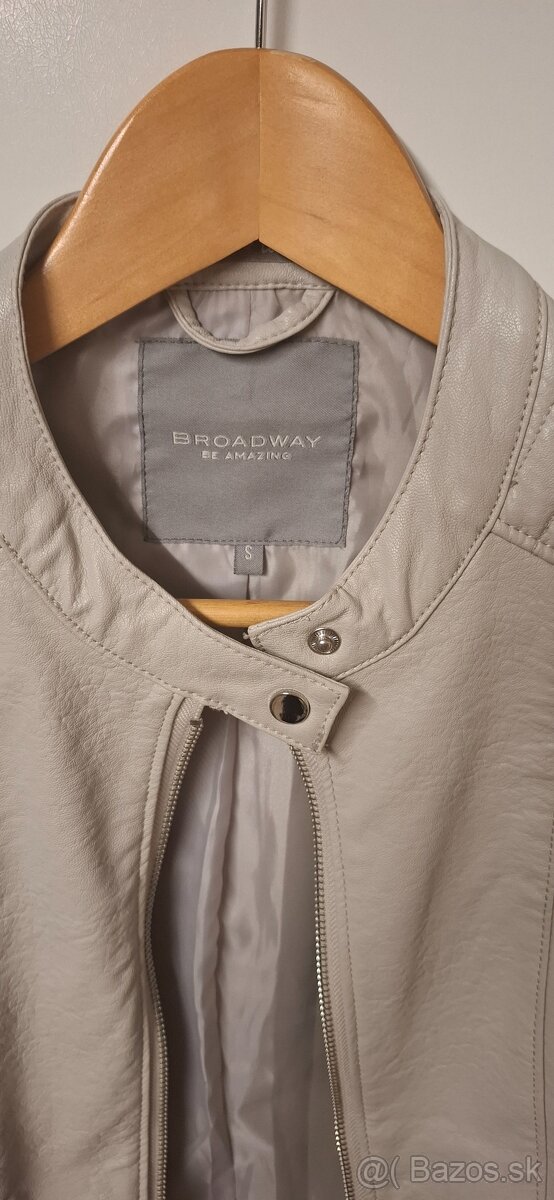 Koženka pieskovej farby, Broadway, veľ. S - 2