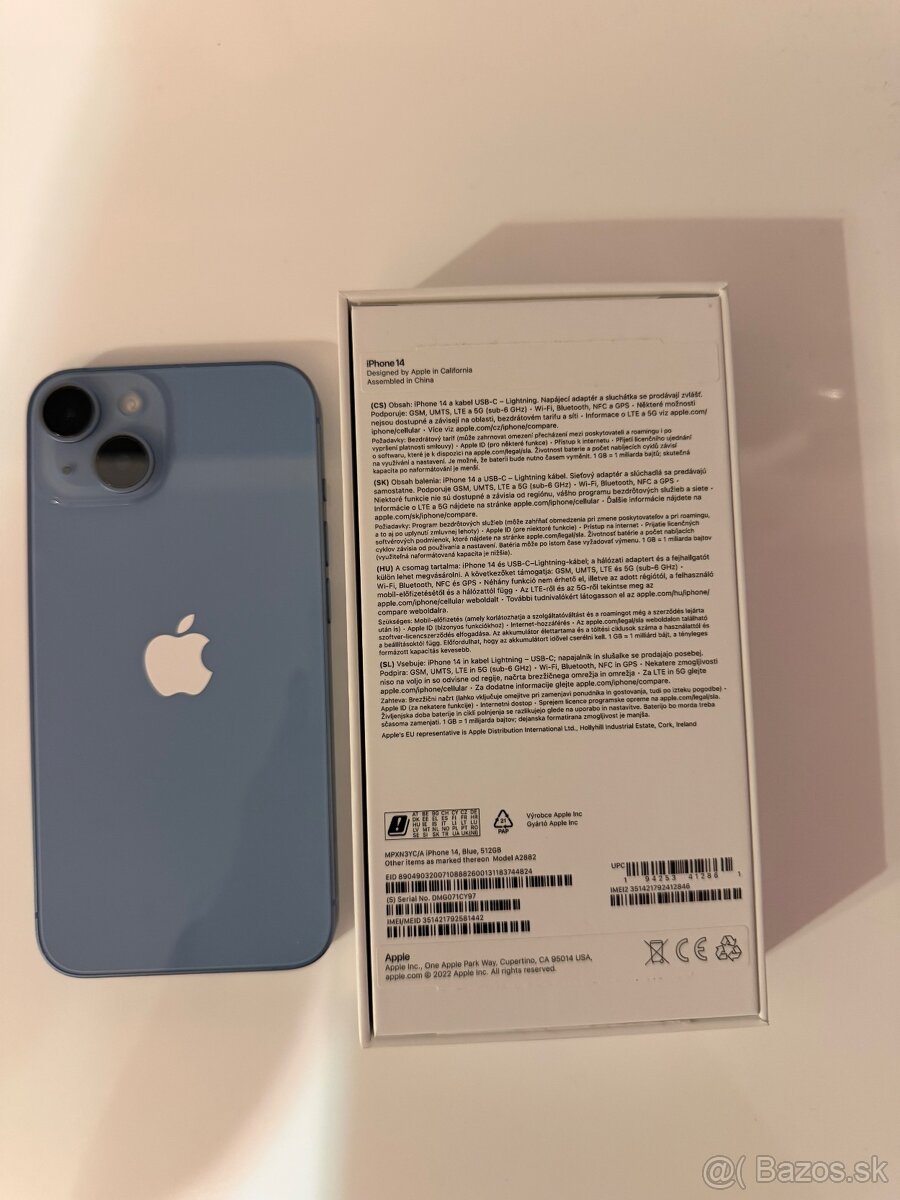 iPhone 14, 512gb, modrý - 2