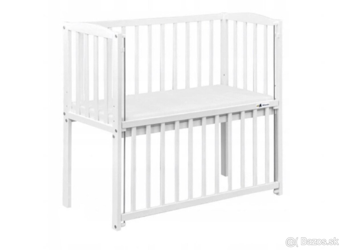 Detská postieľka + matrac + kolieska - 2