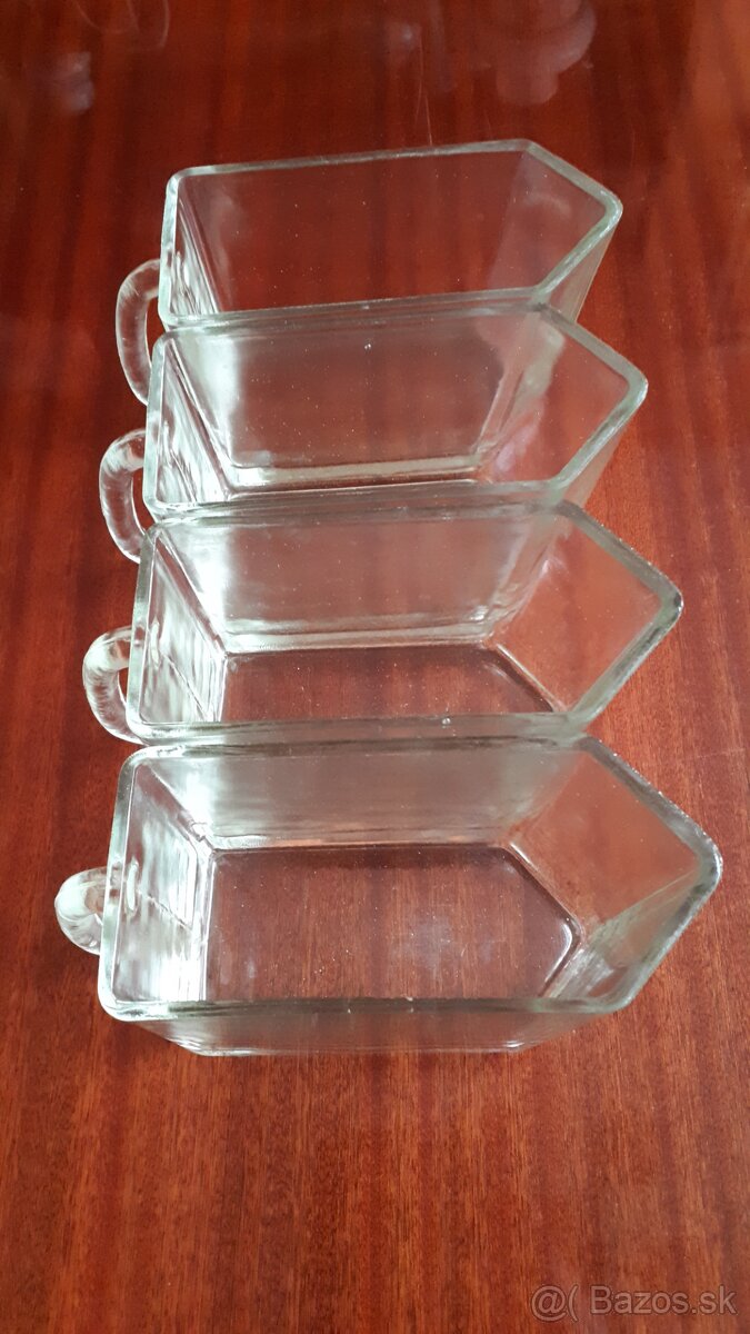 Sklenené šuflíkové dózy - 2