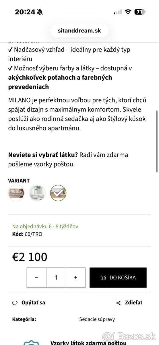 Sedačka - 2