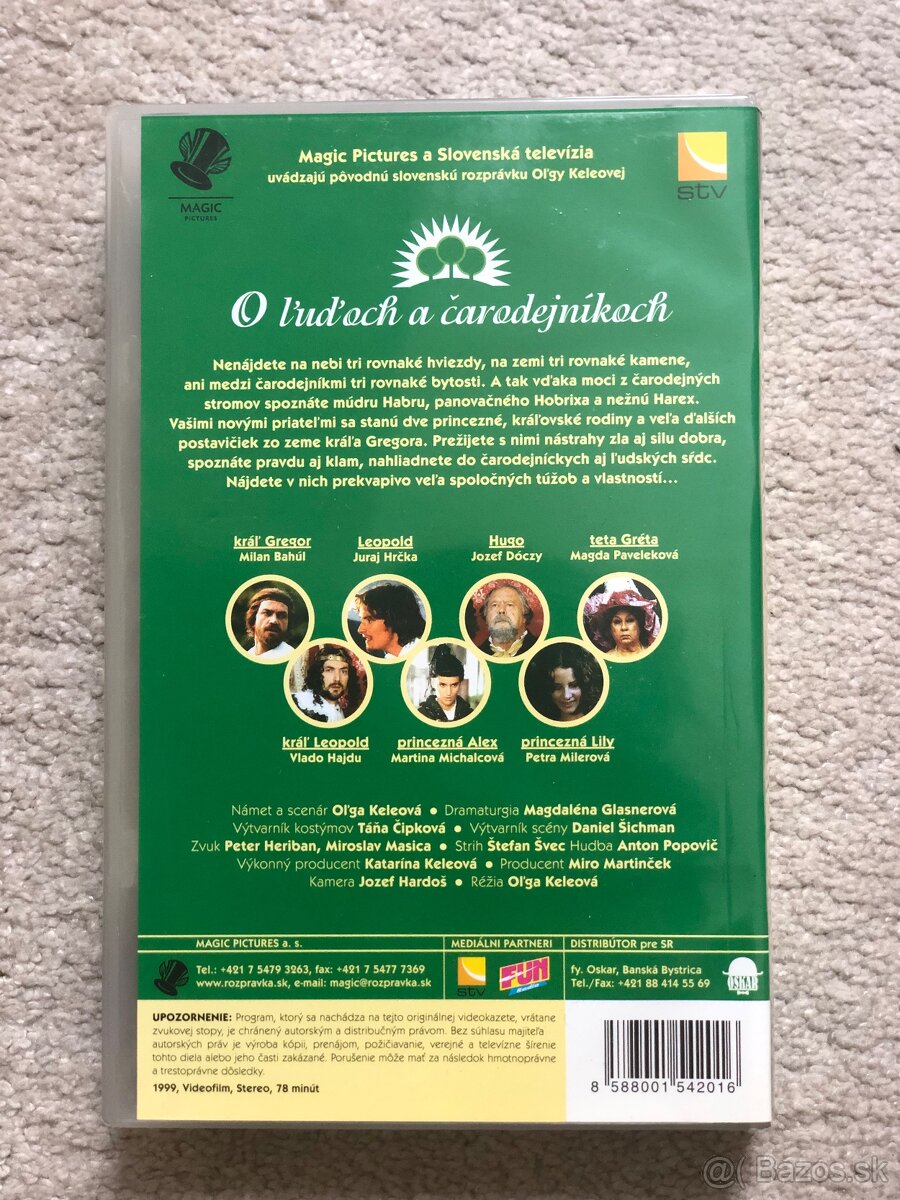 VHS kazeta - rozprávka - 2