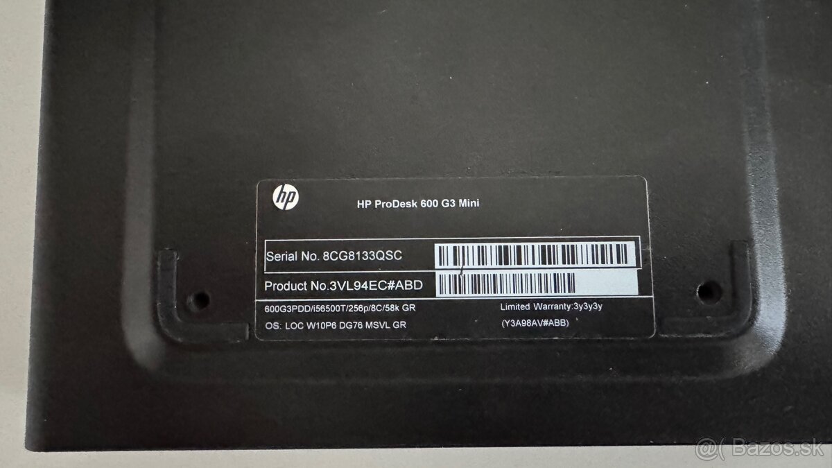 Elitedesk G3 800 mini 65w - 2