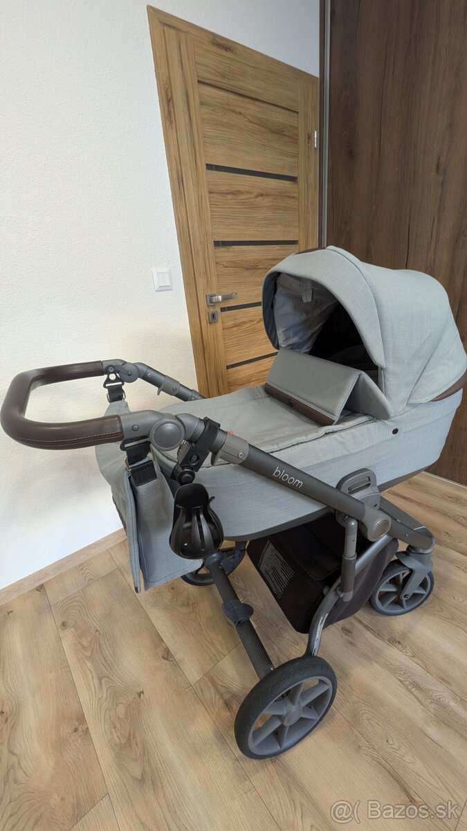Kočík ROAN Bloom Titanium 3-kombinácia a základňa Isofix - 2