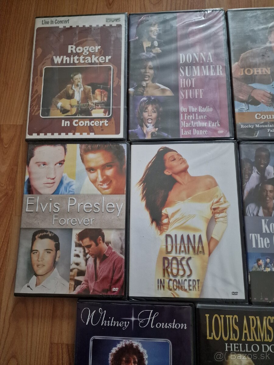 DVD koncerty. Cena za všetko spolu. - 2