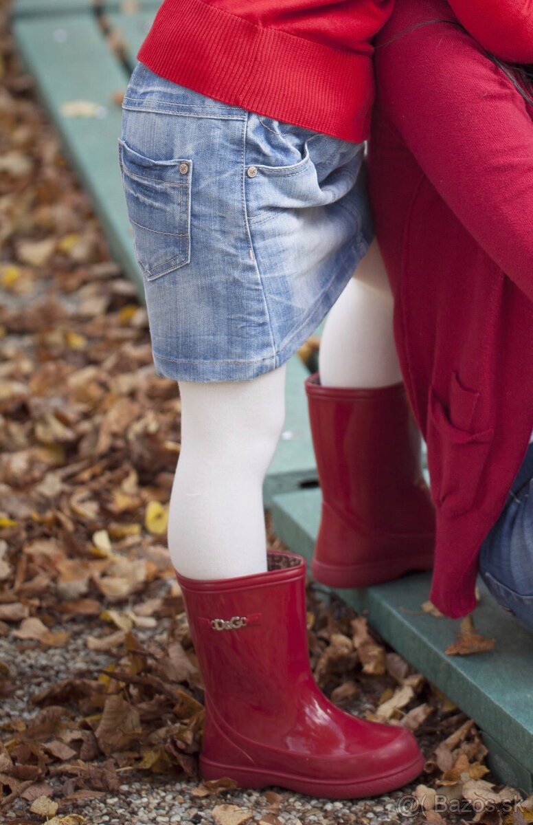 DOLCE & GABBANA - nádherné luxusné detské gumáky - 2