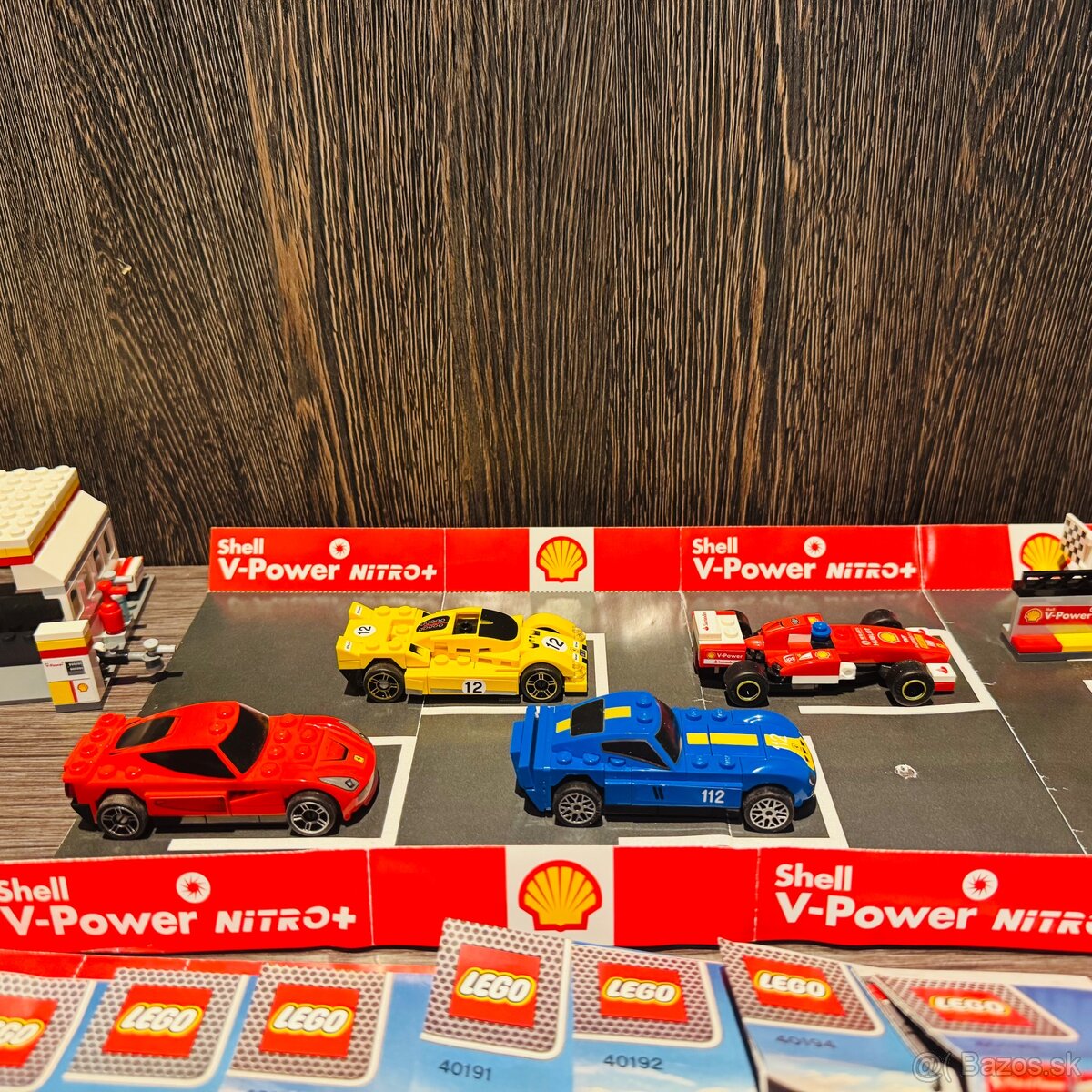 LEGO Shell sety – 7 ks + štartovacia plocha - 2