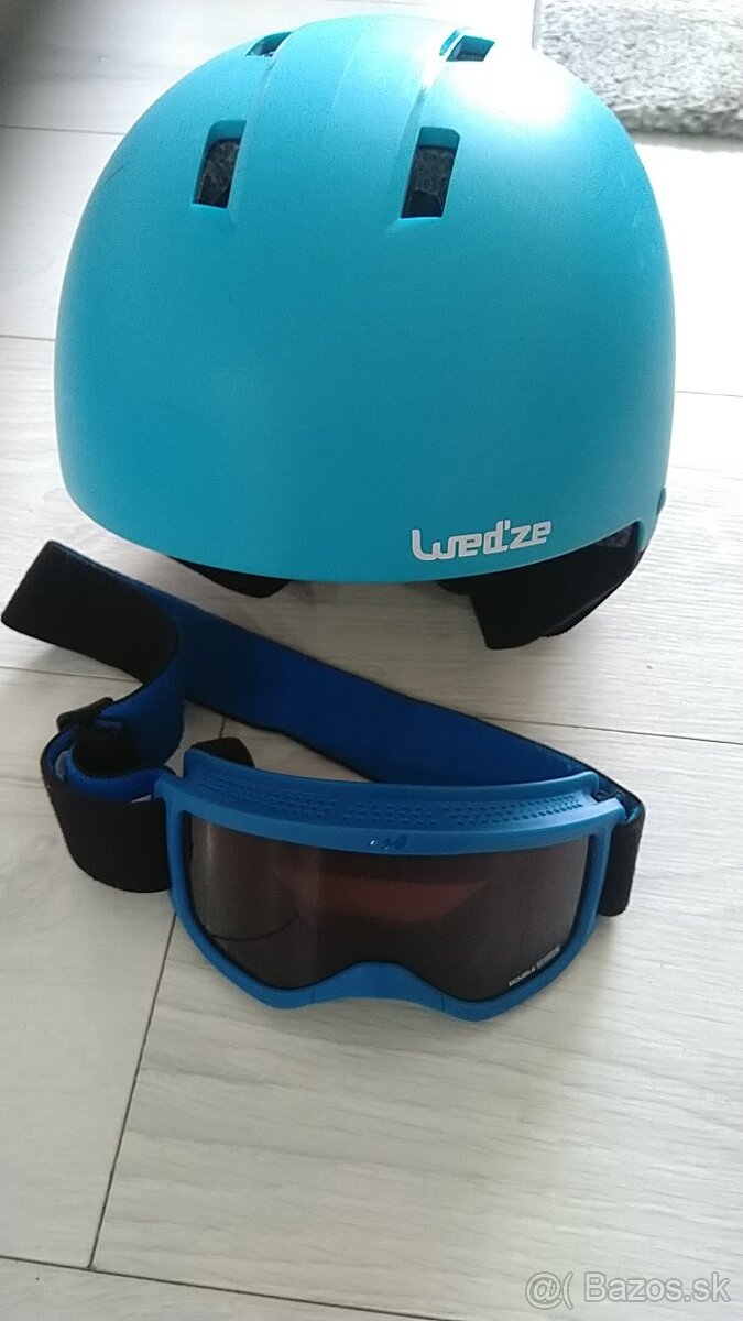 Lyžiarska prilba a okuliare - 2