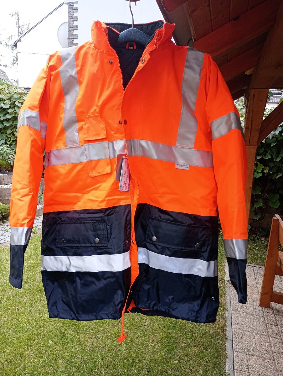 Reflexná bunda XXL ČERVA 5v1 - 2