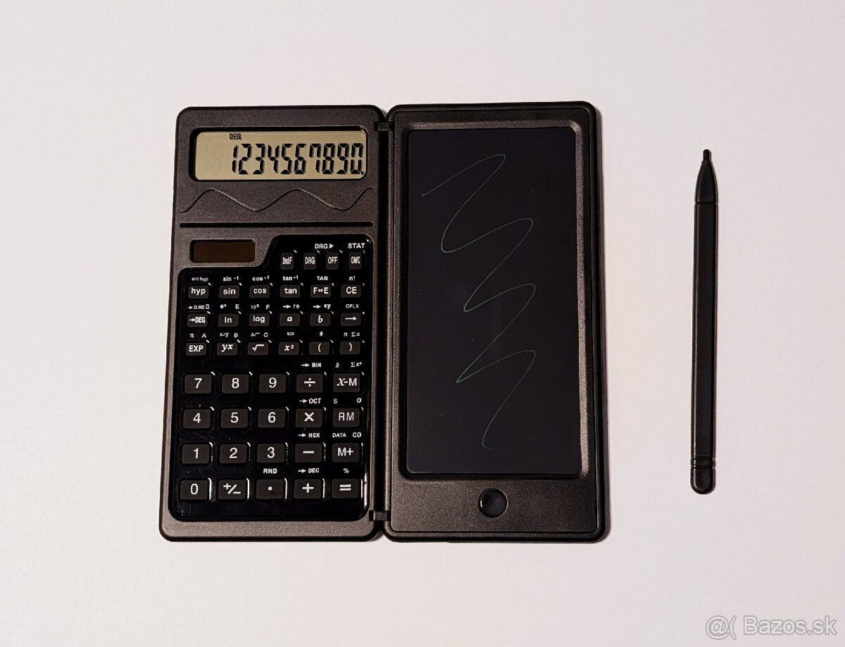 2v1 Kalkulačka s LCD písacím displejom - 2