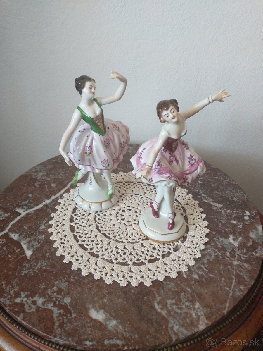 Porcelánové Baletky Volkstedt - 2