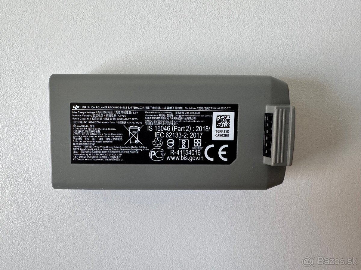 PREDAM ORIGINALNE BATERKY A DOCK PRE DJI MINI 2 - 2SE - 4K - 2