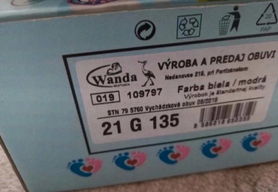 Detske topanocky na prve kroky zn. Wanda v21 - 2