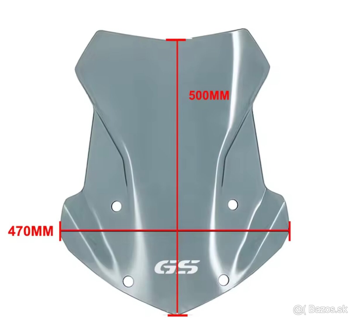 Deflektor/stit BMW GS 1250/1200…smoke - 2