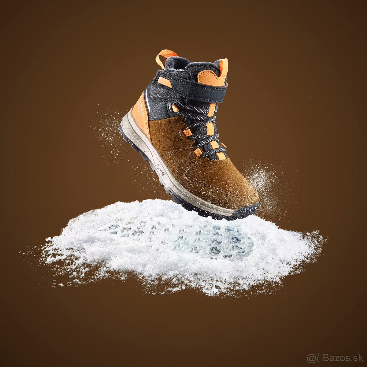 QUECHUA Detská zimná nepremokavá obuv SH500, c.25 - 2