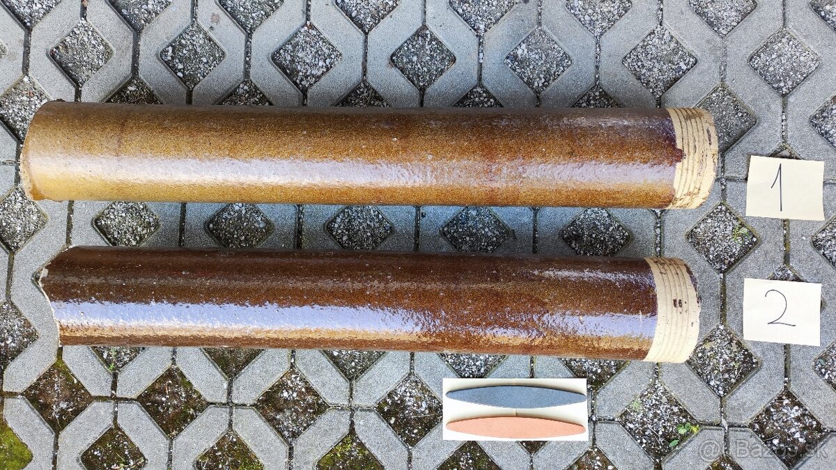 Pluh na oranie, Vozík rudla, Kameninové potrubie, Silón Bosc - 2