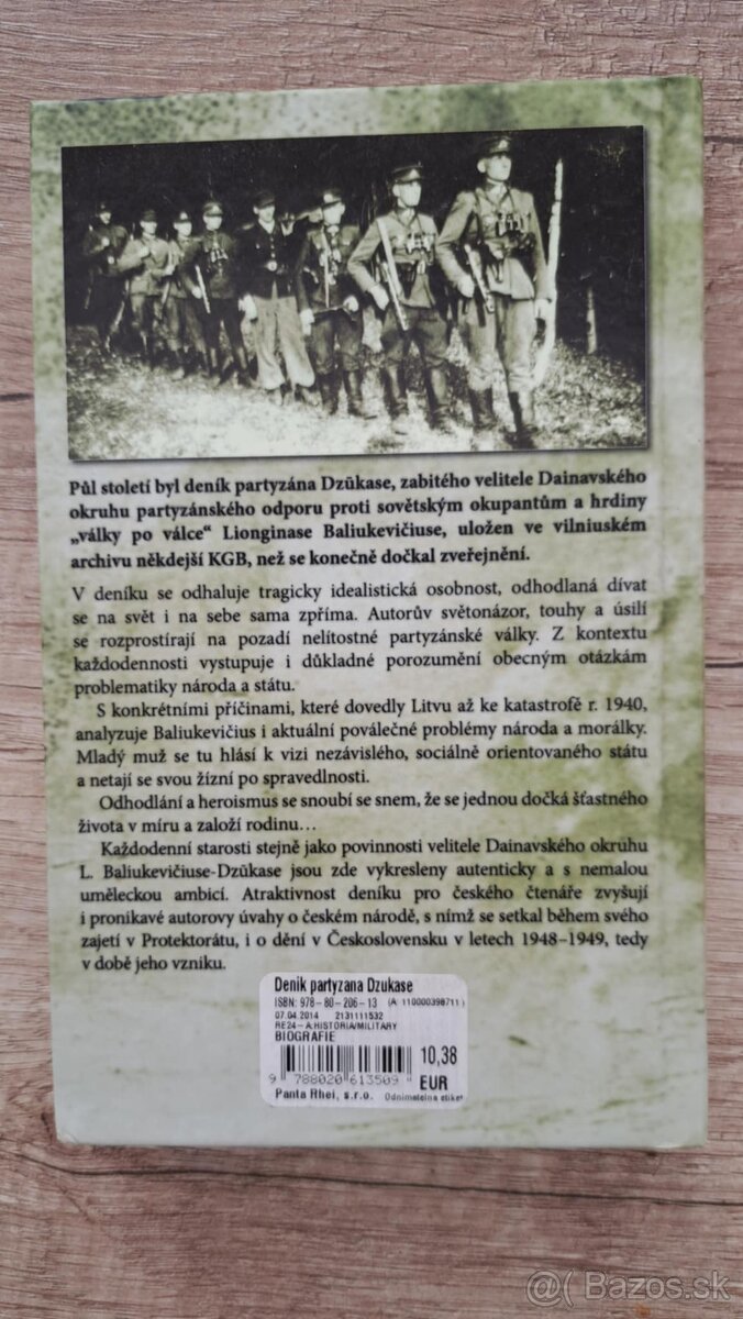 Denník partizána Dzúkase Lionginas Baliukevičius - 2