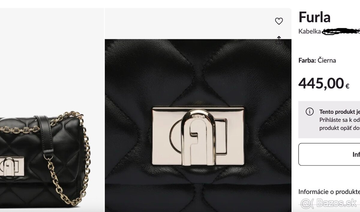 Kožená kabelka Furla - 2