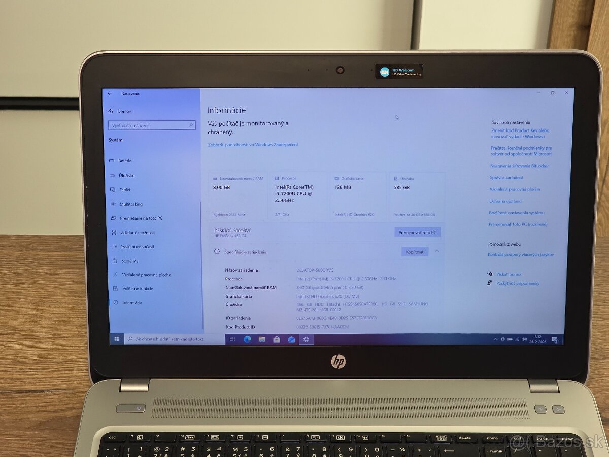 HP ProBook 450 G4 super stav - 2