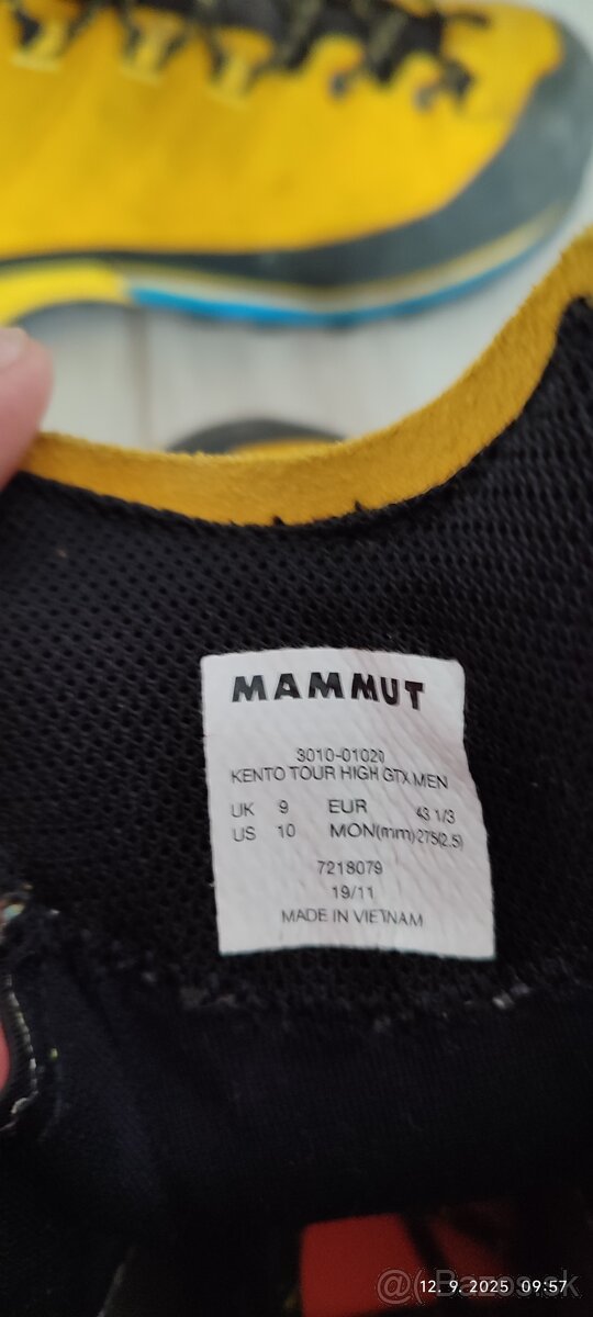 Predám turistickú obuv zn Mammut - 2