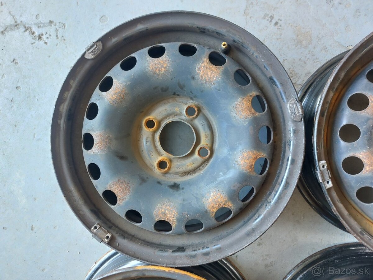 PLECHOVÉ DISKY R14 4X100 5JX14 ET35 CITIGO, VW UP, SEAT MII - 2