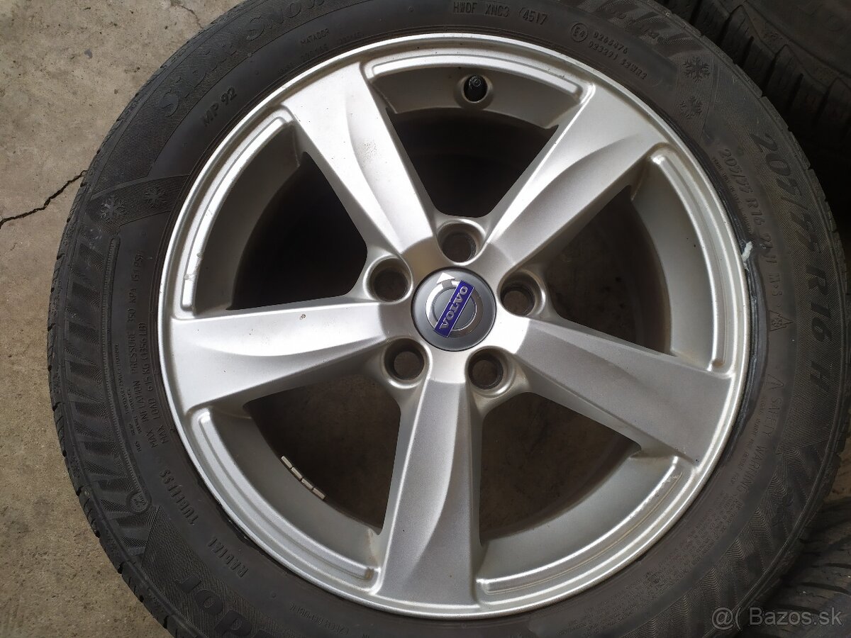 Zimná sada 16" 5x108 Volvo 205/55R16 - 2