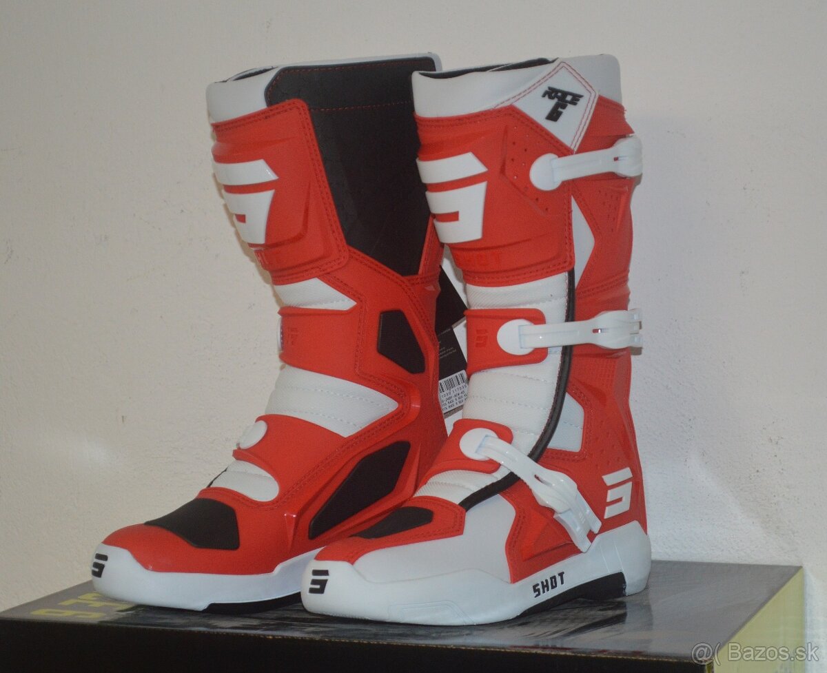 SHOT boty čižmy červené - 2