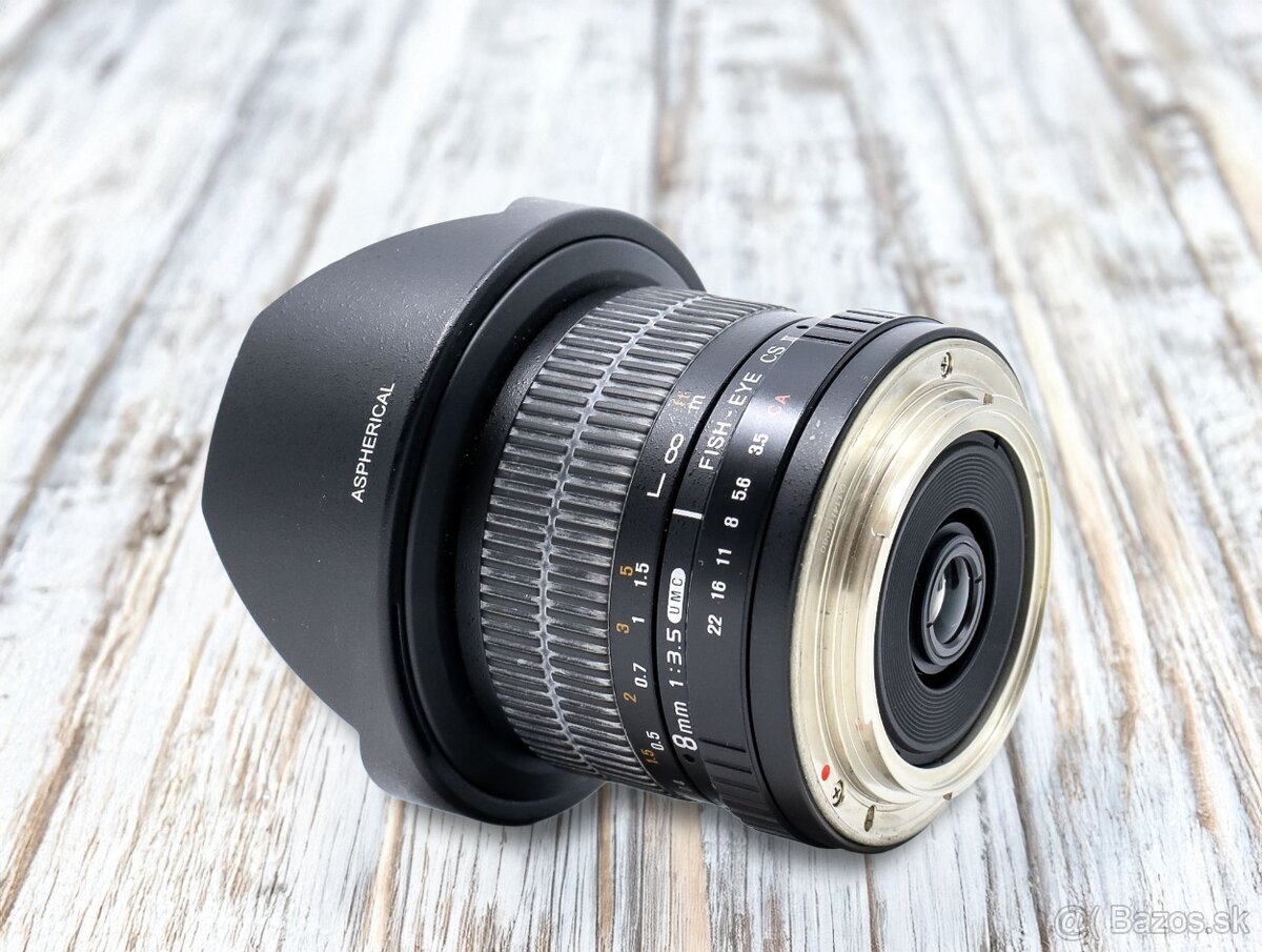 📸 Predám objektív Samyang 8mm Fish-Eye CS II f/3.5 – Canon - 2