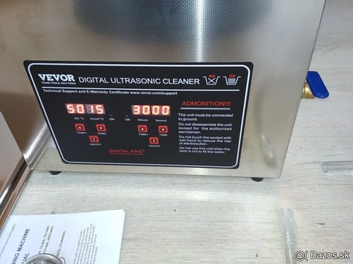 Ultrazvuková čistička s ohrevom 6L - 2