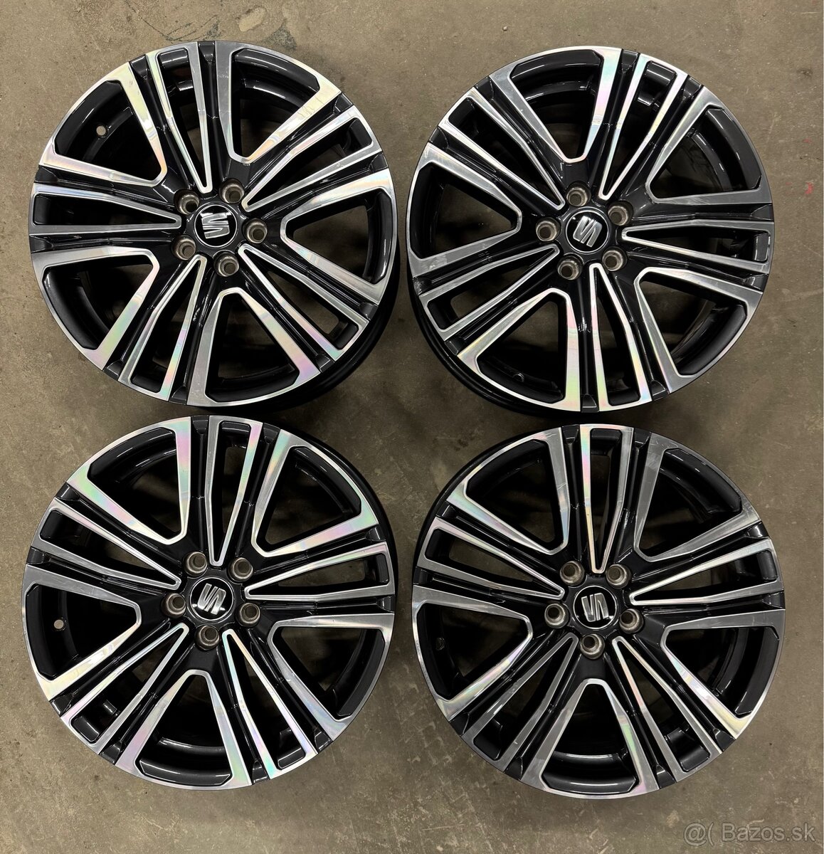 hliníkové disky 5x100 seat r17 - 2