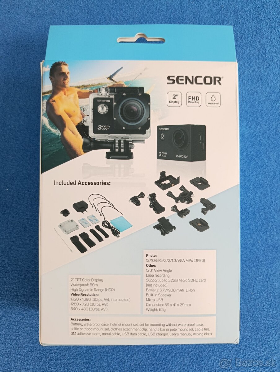 Akčná kamera Sencor 3CAM 2001 Full HD - 2
