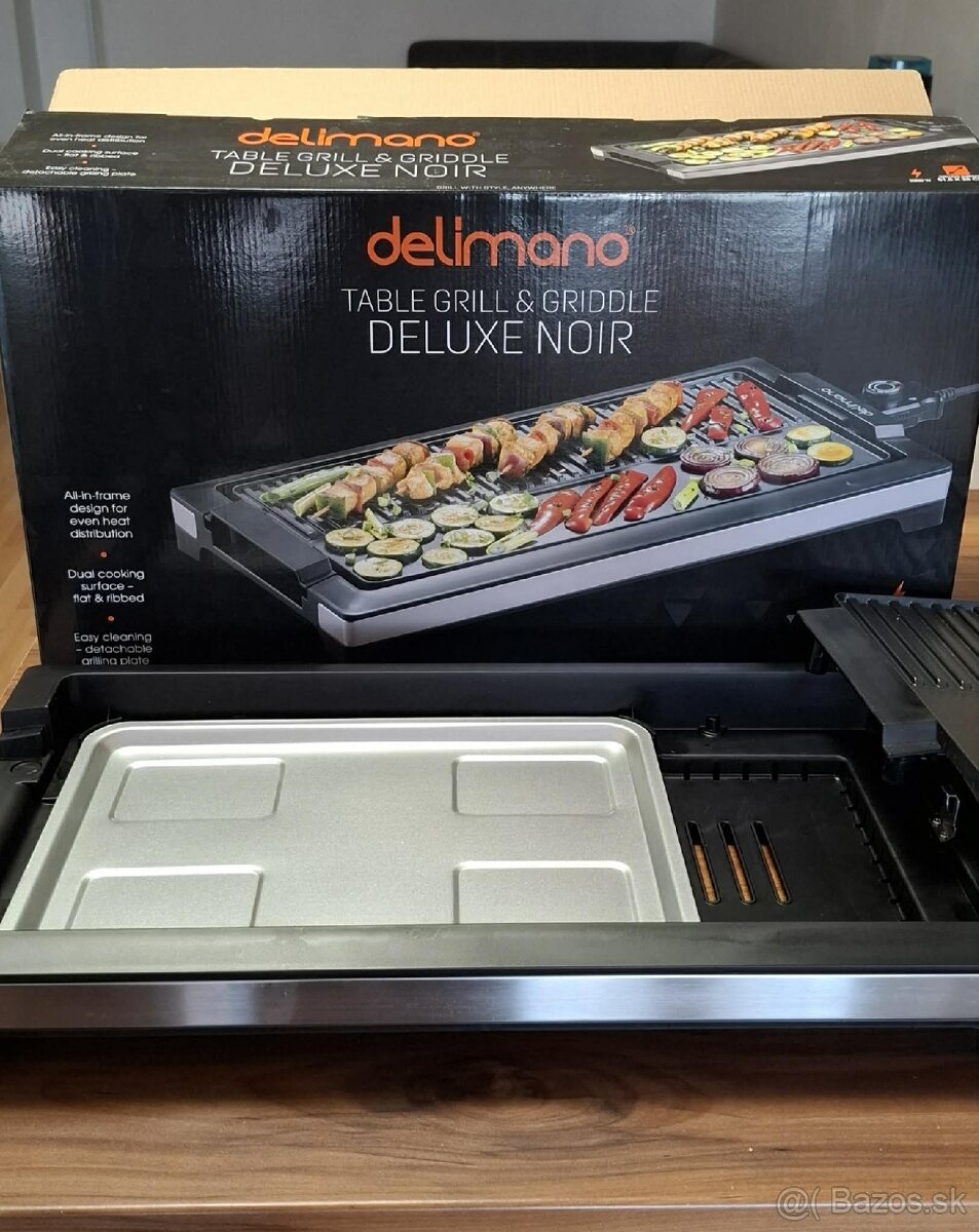 Elektrický gril Delimano Deluxe Noir - 2