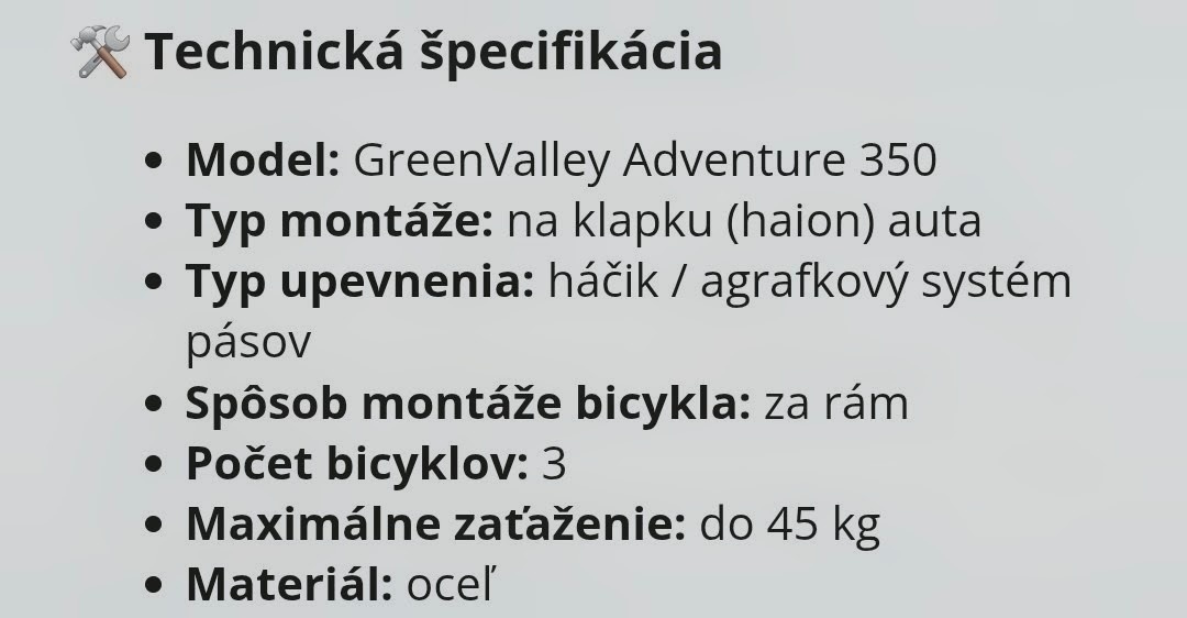 Nosič na bicykle - 2