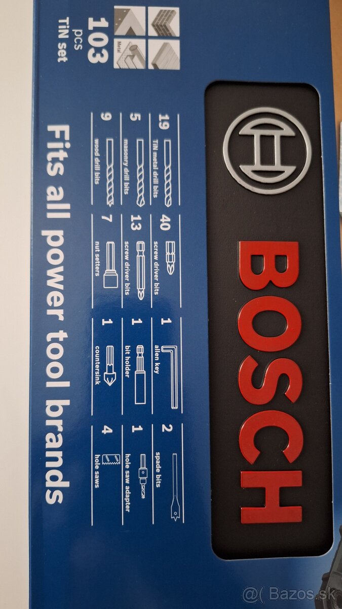 Sada vrtakov a bitov Bosch 103 dielna - 2