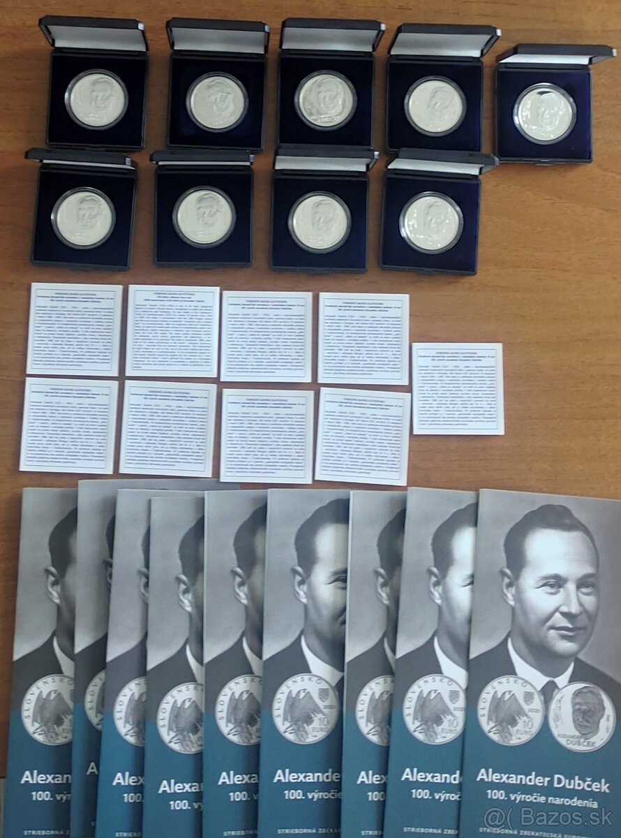 10 eur Proof Alexander Dubček 2021 - 2